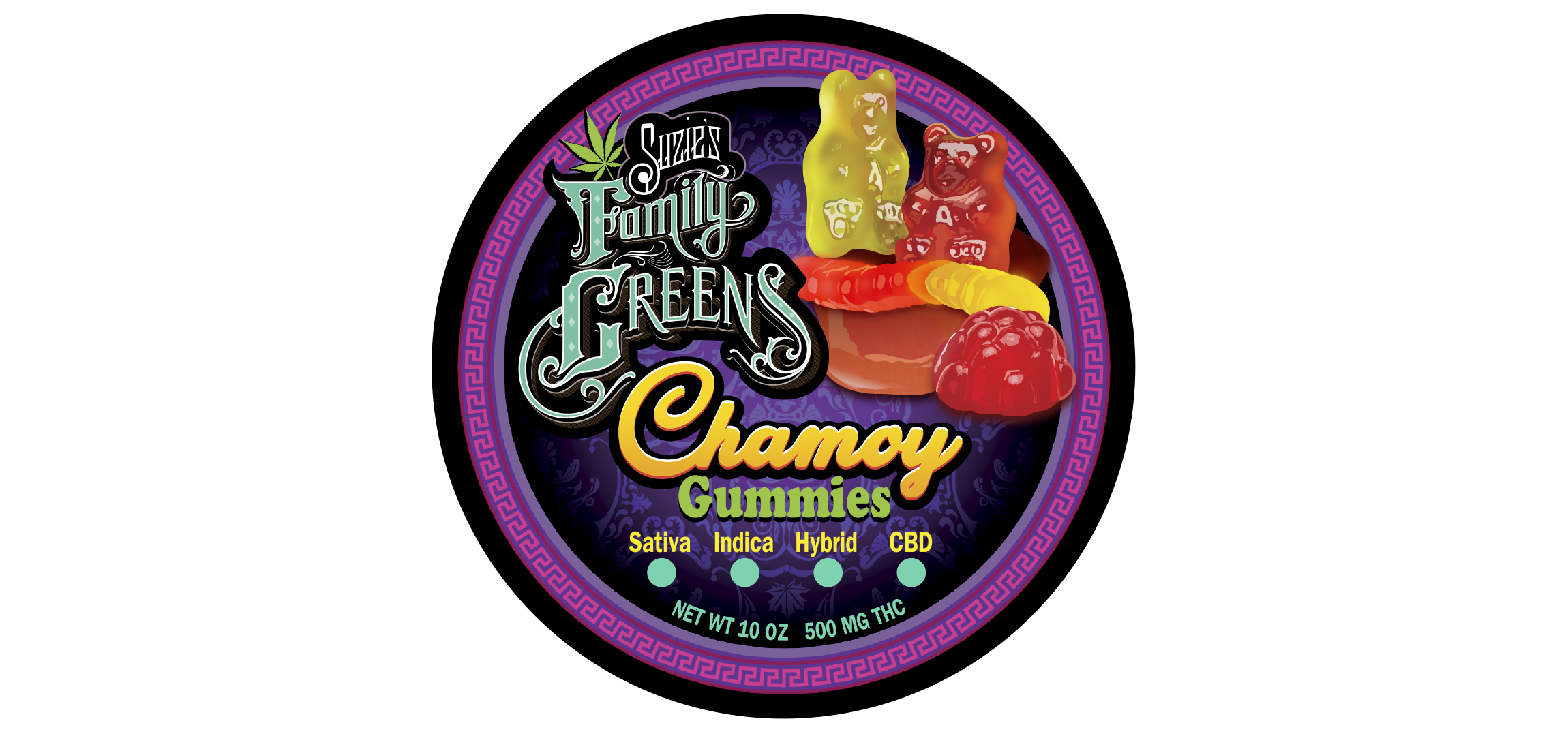 Chamoy Gummy Label