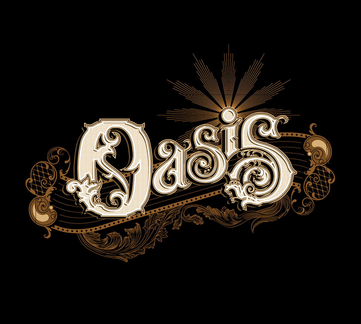 Oasis Custom Lettering