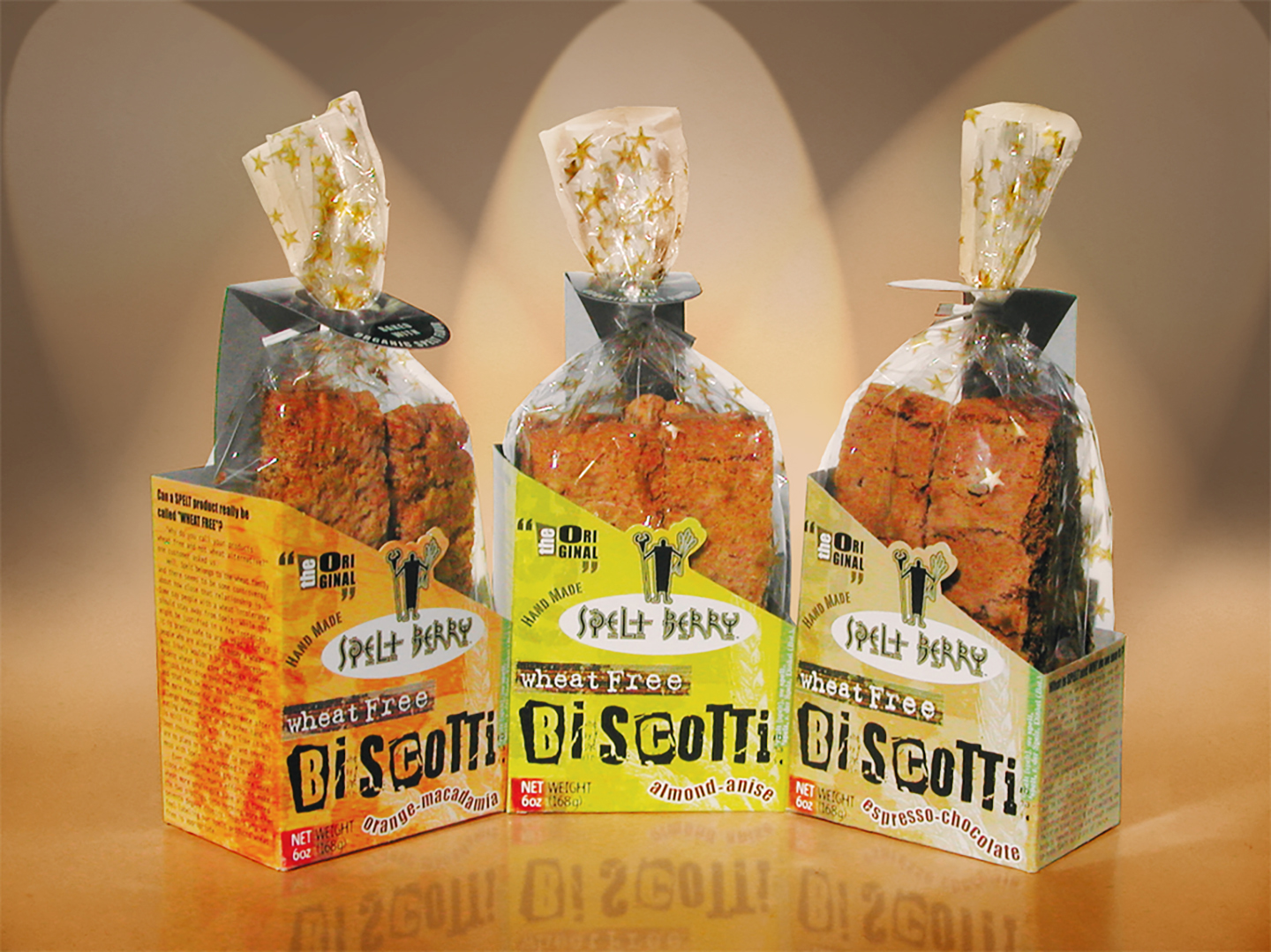 Spelt Berry Biscotti Packaging